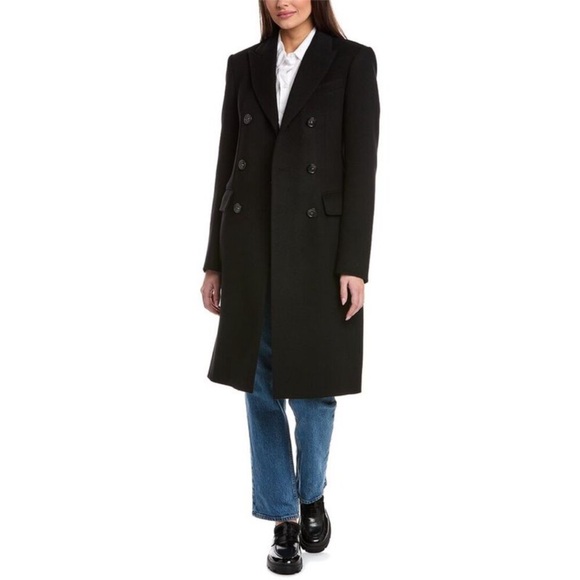 SPORTMAX Jackets & Blazers - Sportmax Max Mara Womens  Morgana Wool Coat, Black 4